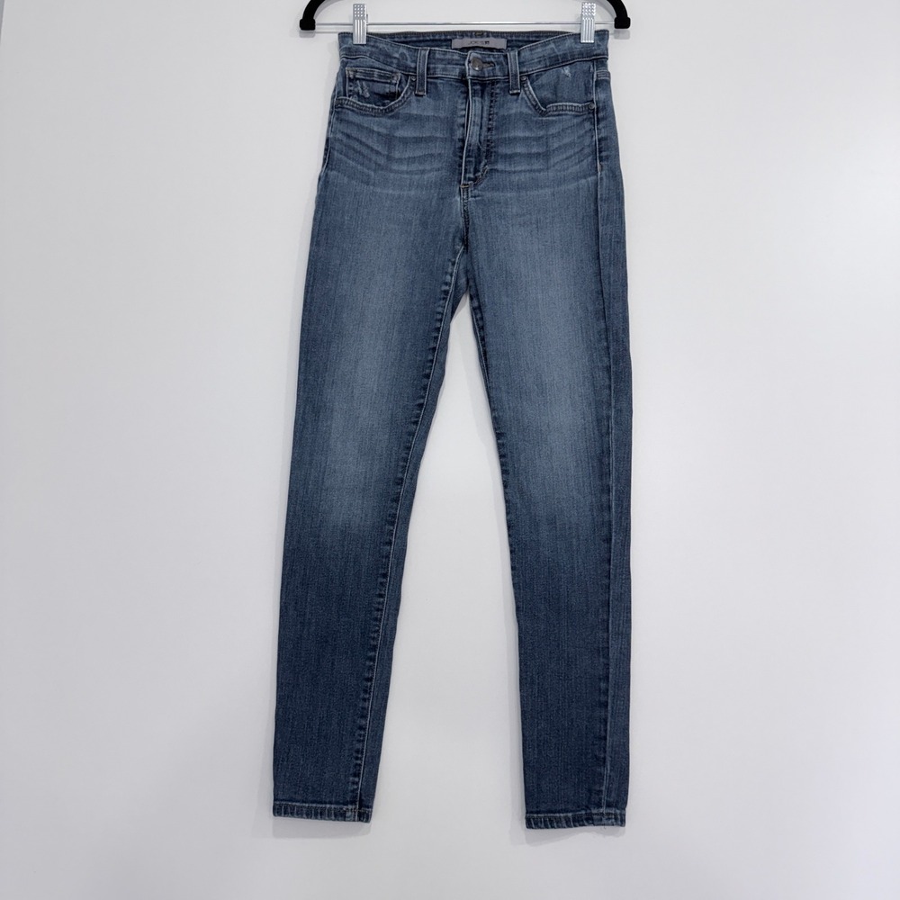 Joe's Jeans High Rise Skinny Ankle Womens 27 Blue Distressed Denim CL# 138